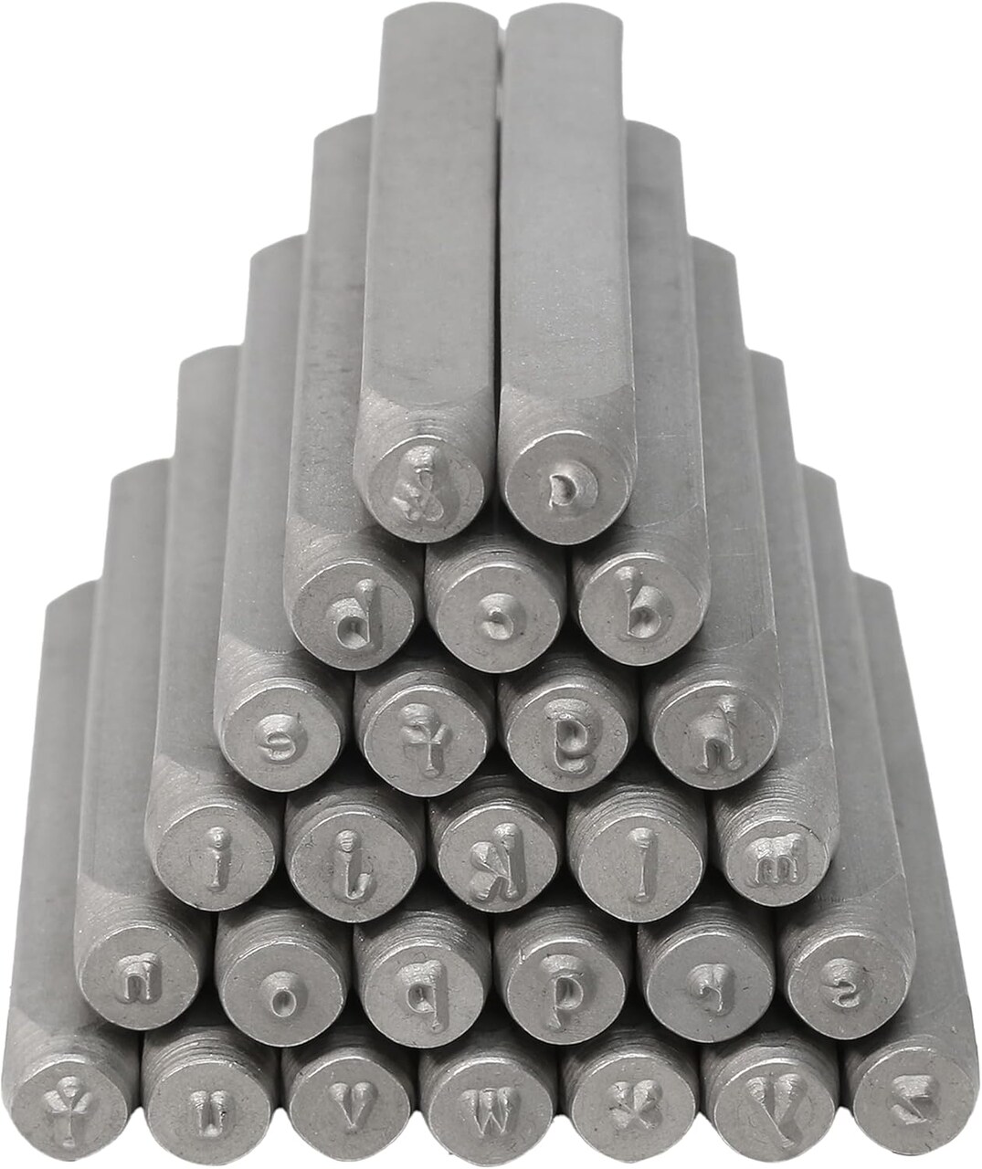 The Beadsmith Steel Alphabet Stamps - Metal Elements - Uppercase Gothic Font - A-Z Letters Plus “&” Symbol - Storage Case Included - Used for Stamping & Personalizing Soft Metals